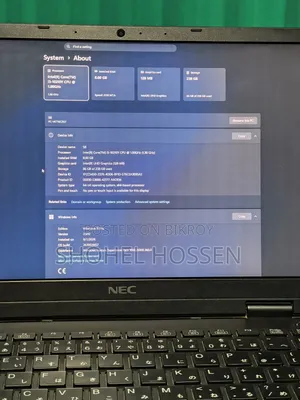 Laptop NEC 8GB Intel Core i5 SSD 256GB