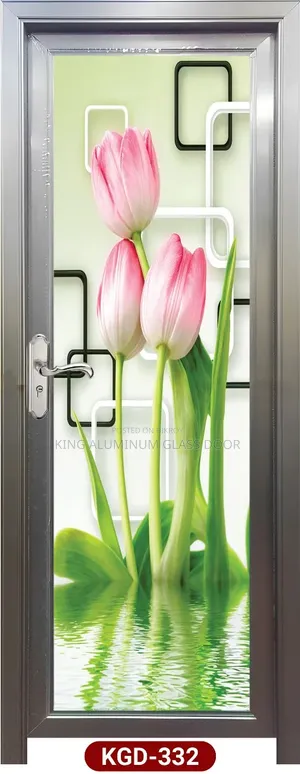 King Aluminium Temper Glass Door