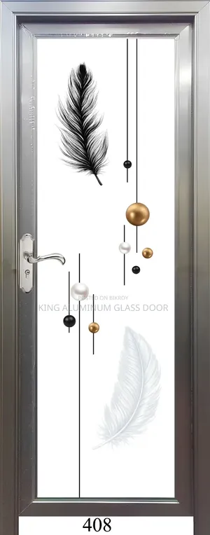 King Aluminium Temper Glass Door