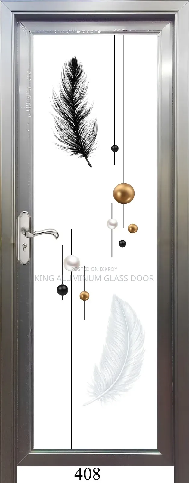 King Aluminium Temper Glass Door