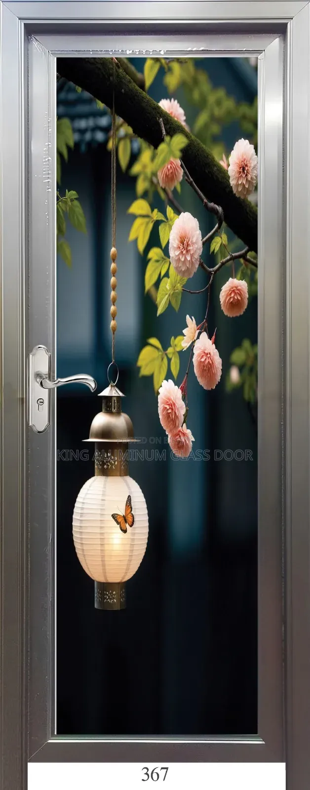King Aluminium Temper Glass Door