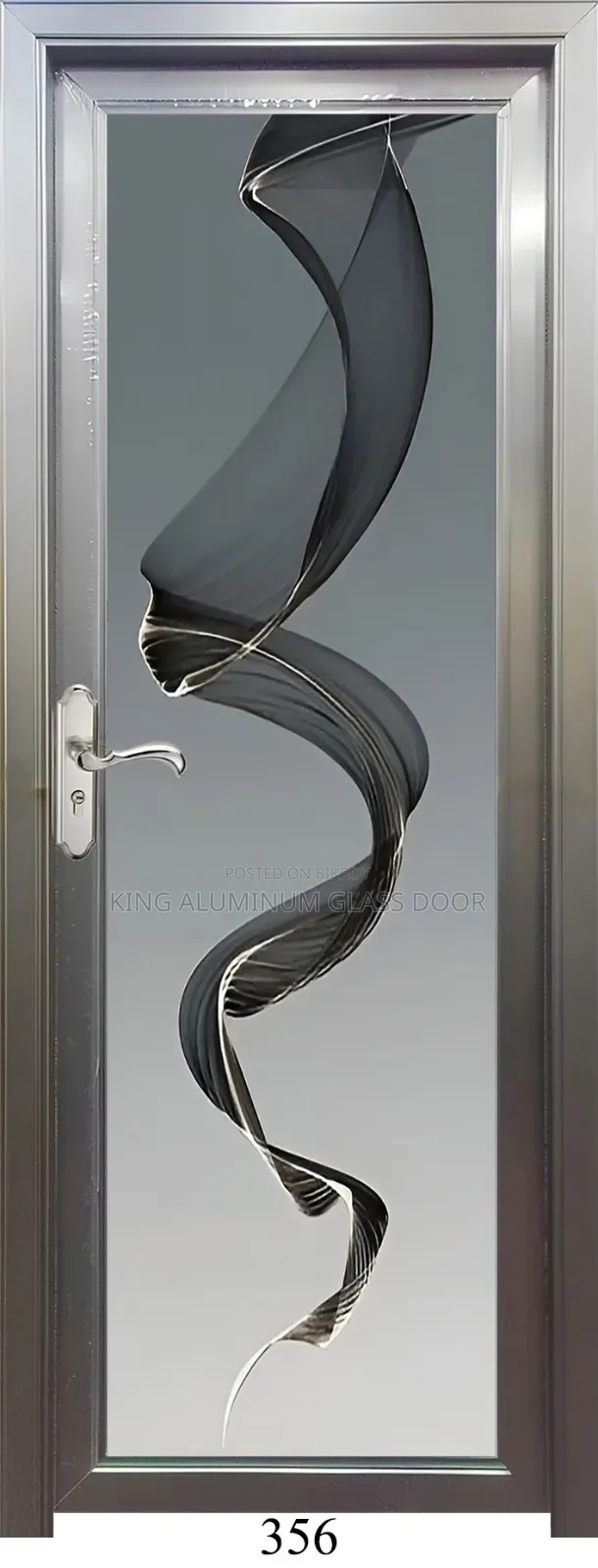 King Aluminium Temper Glass Door
