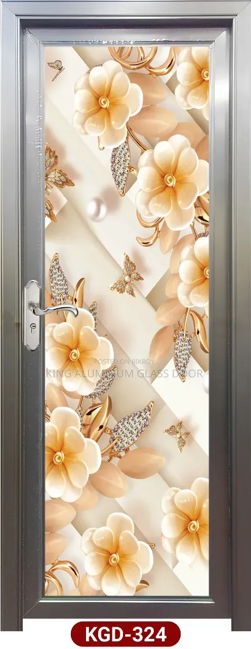 King Aluminium Temper Glass Door