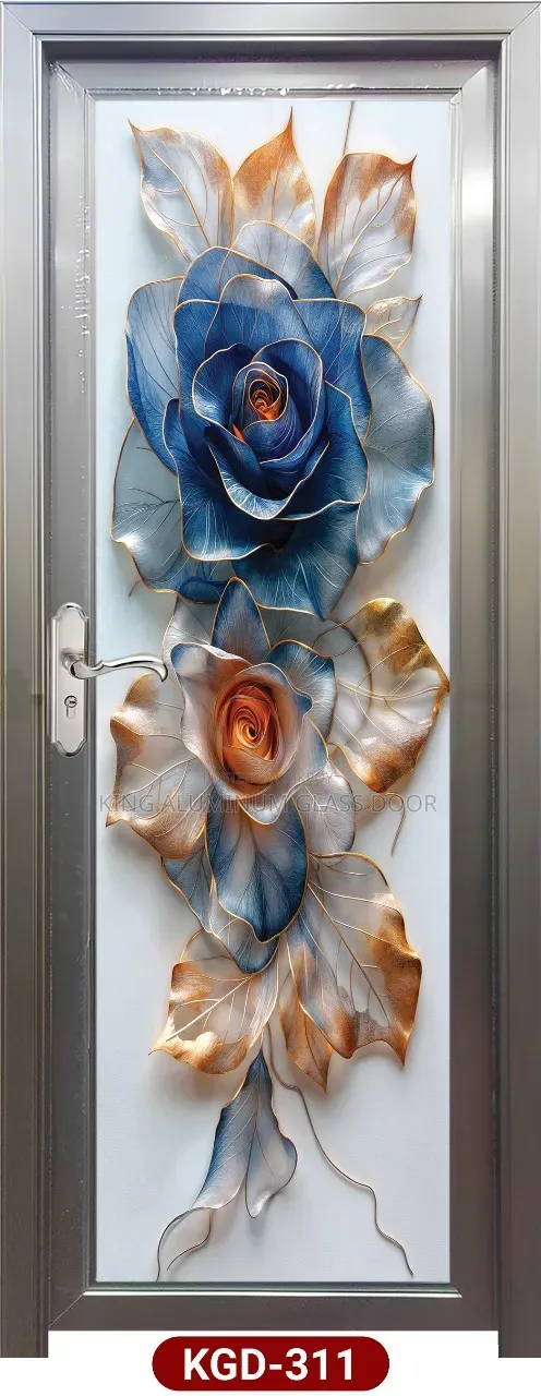 King Aluminium Temper Glass Door