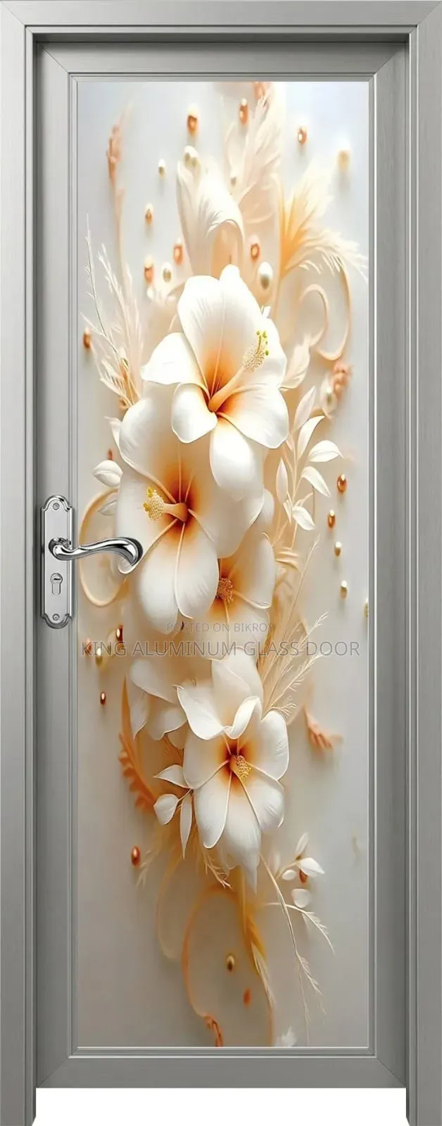 King Aluminium Temper Glass Door