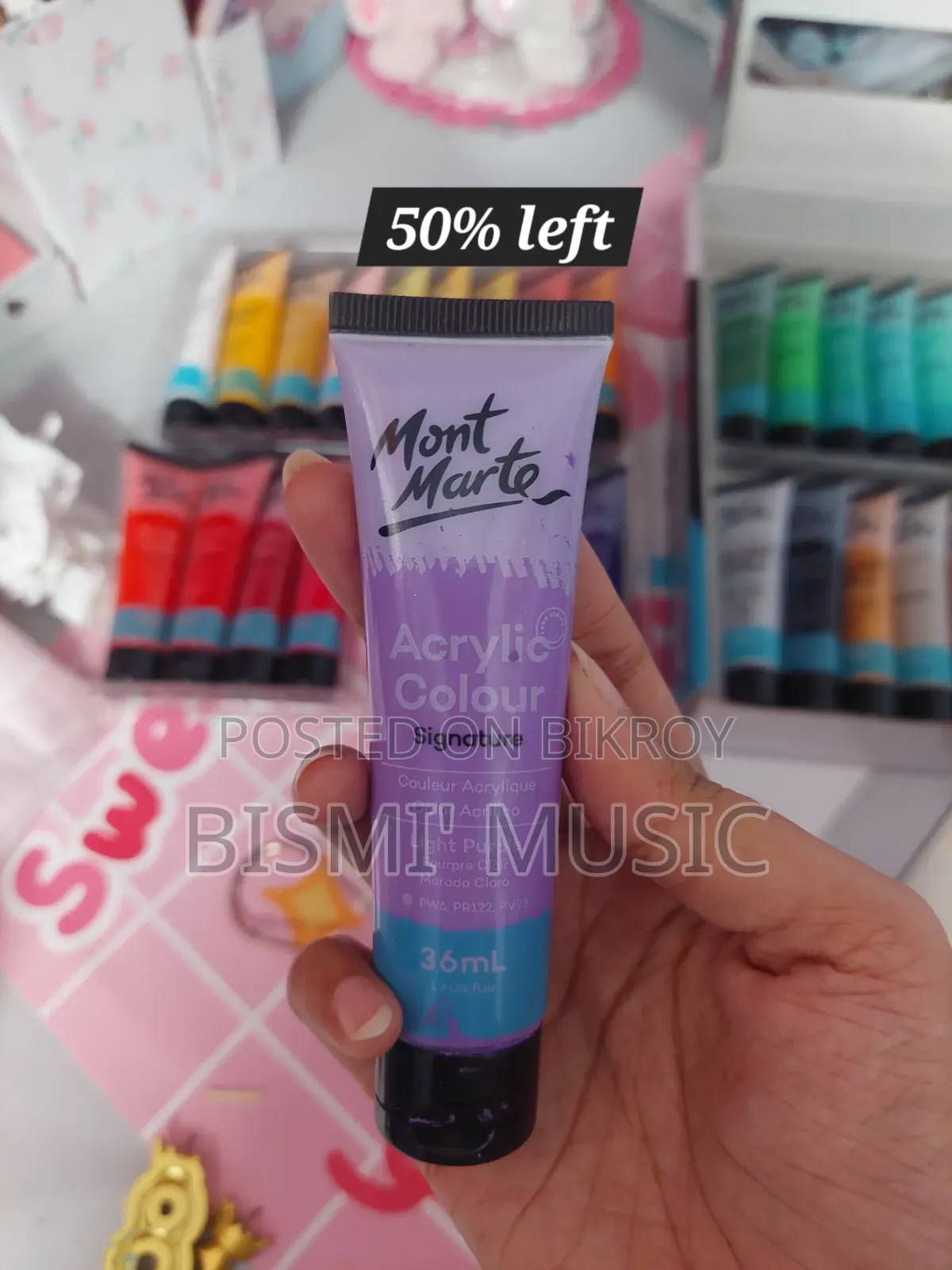 Mon Marte 36 PSC Acrylic Set Used (Delivery Charge Free)