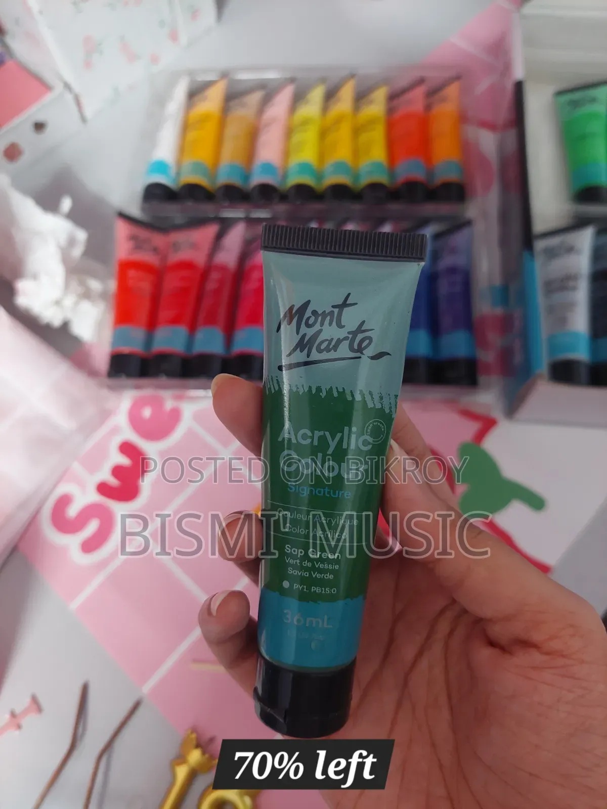 Mon Marte 36 PSC Acrylic Set Used (Delivery Charge Free)