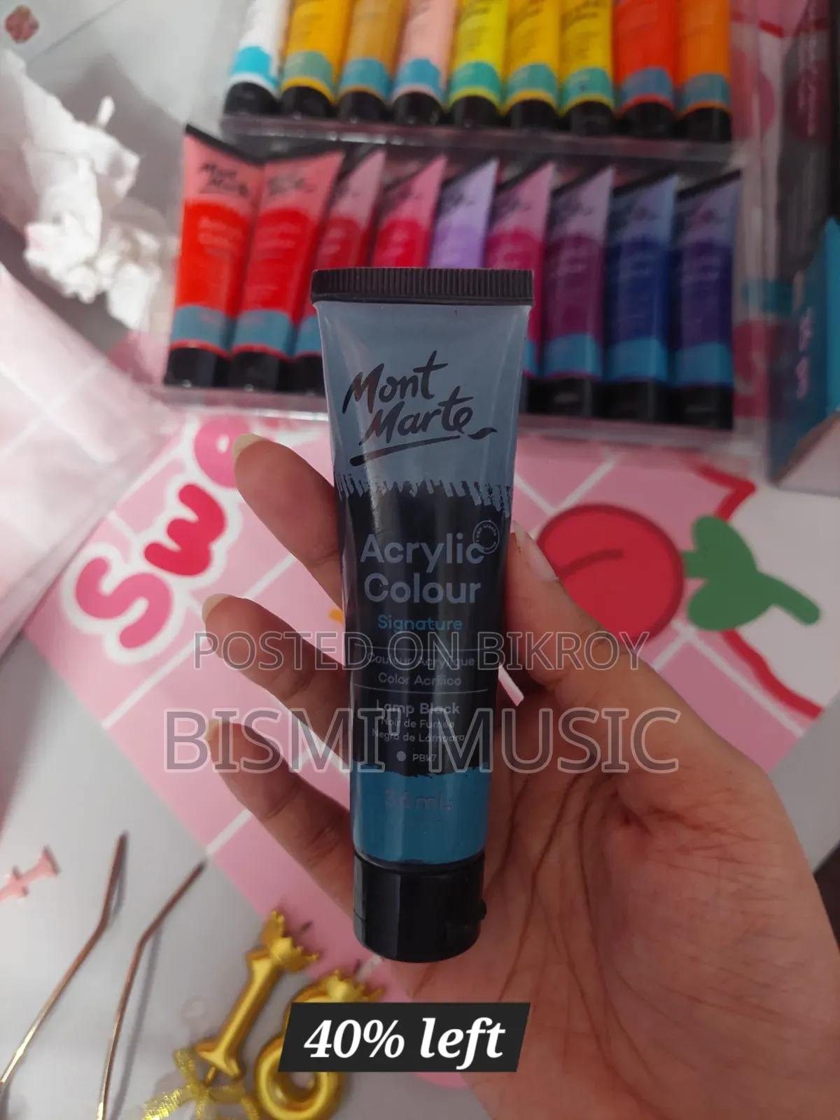 Mon Marte 36 PSC Acrylic Set Used (Delivery Charge Free)