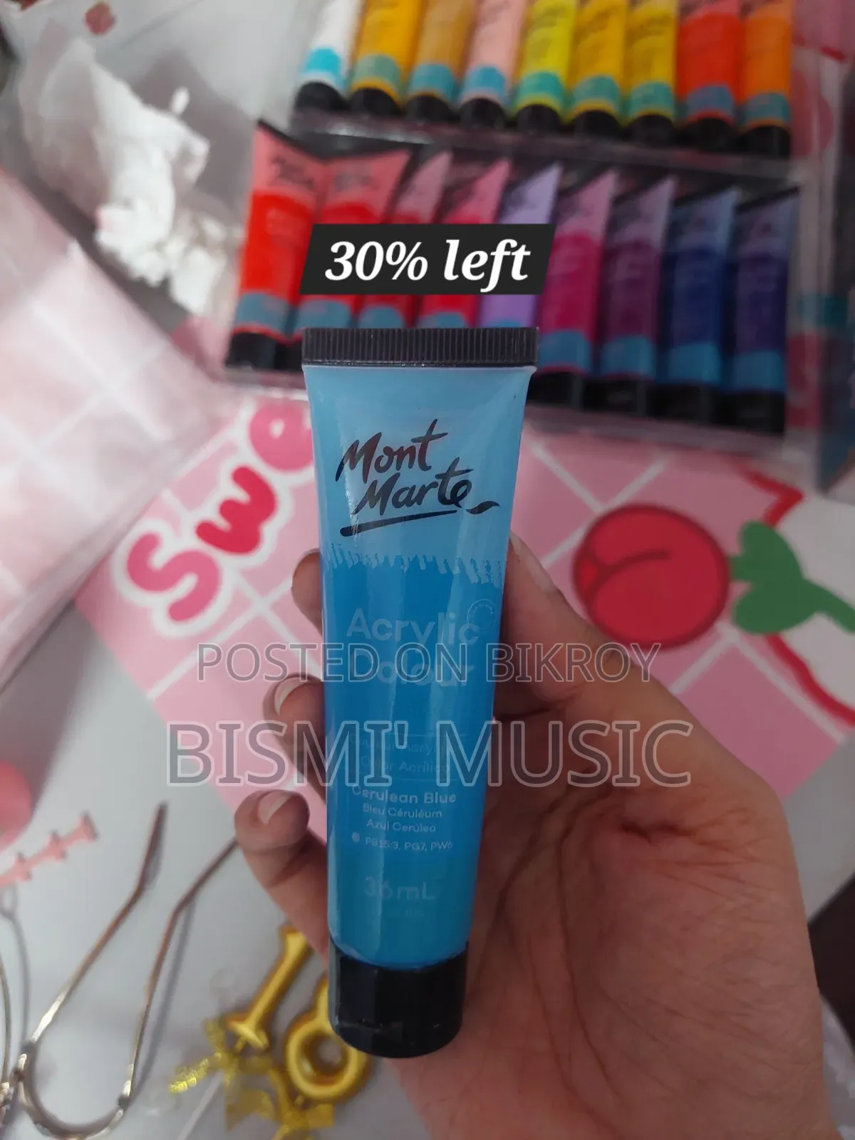 Mon Marte 36 PSC Acrylic Set Used (Delivery Charge Free)