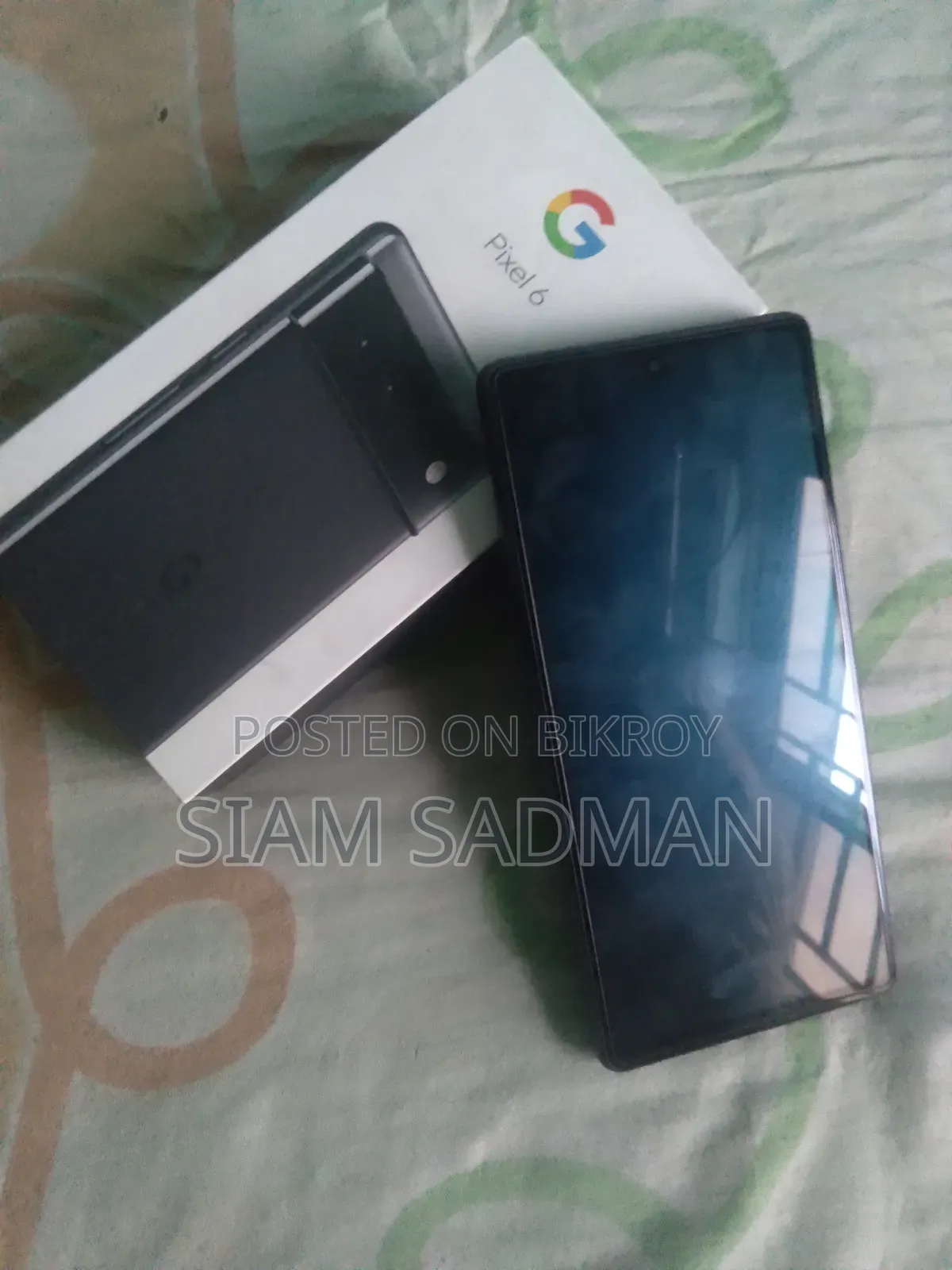 গুগল পিক্সেল ৬ ১২৮ জিবি ব্ল্যাক
