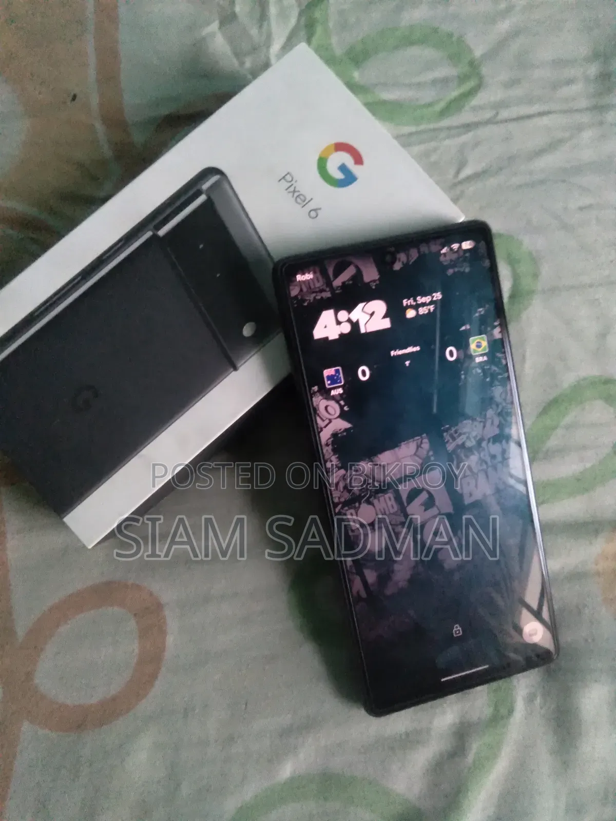 গুগল পিক্সেল ৬ ১২৮ জিবি ব্ল্যাক