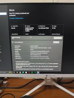 Desktop Computer 8GB Intel Core i5 SSD 128GB