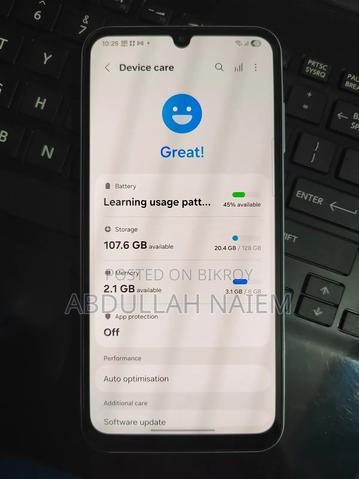 Samsung Galaxy A25 128 GB Gray
