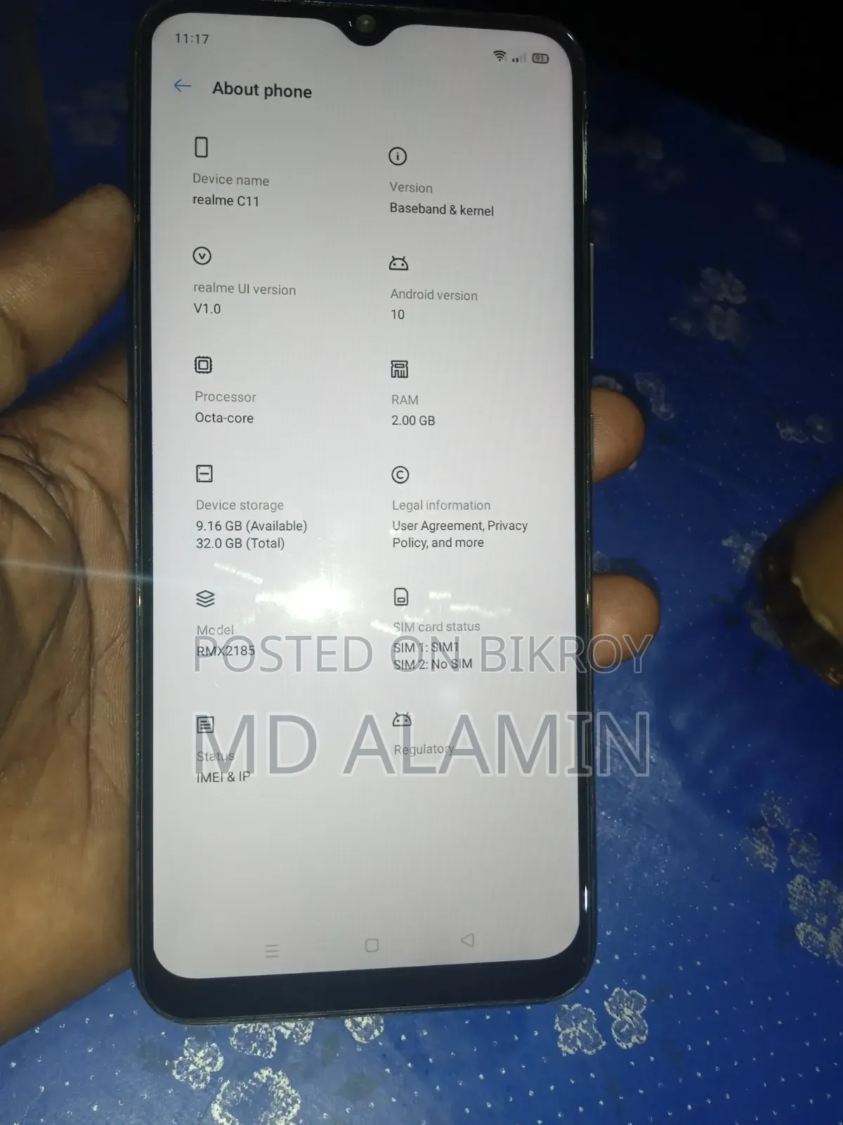 Realme C11 32 GB Silver
