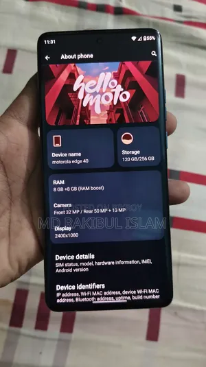 Motorola Edge 40 256 GB Blue