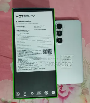 ইনফিনিক্স হট ৬০ প্রো+ ২৫৬ জিবি সিলভার