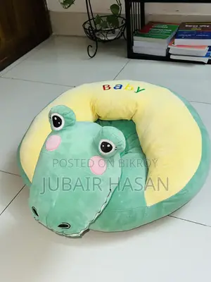 Plush Crocodile Baby Support and Learning-to-Sit Sofa