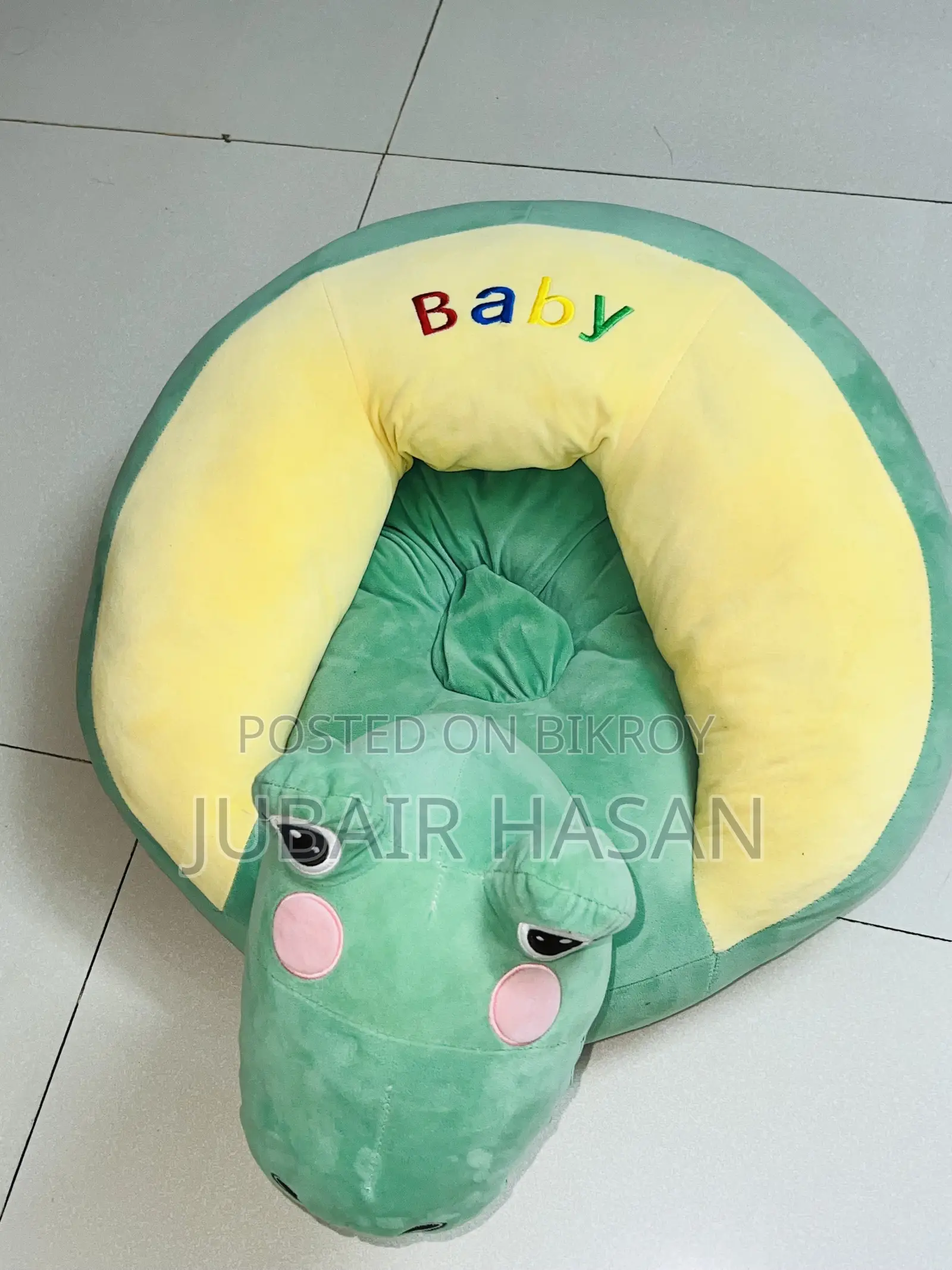 Plush Crocodile Baby Support and Learning-to-Sit Sofa