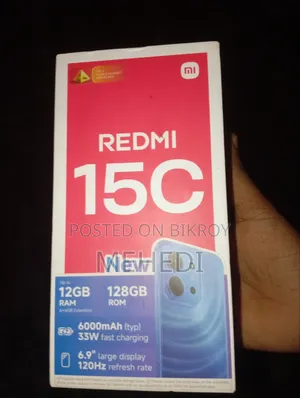 Xiaomi Redmi 15C 128 GB Black