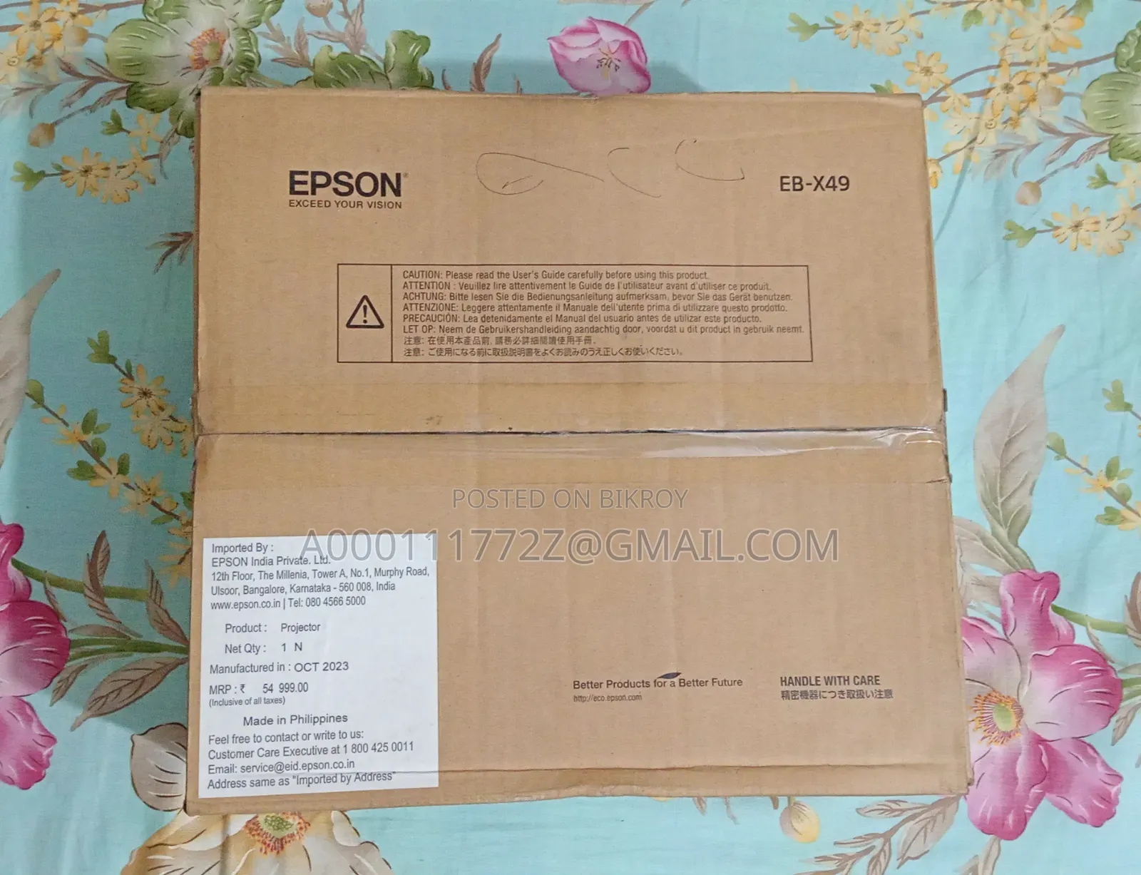 Epson Eb-X49 New Projector Made in Philippines