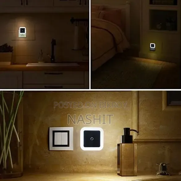 Smart Auto Light Sensor Night Lamp (Plug-In)