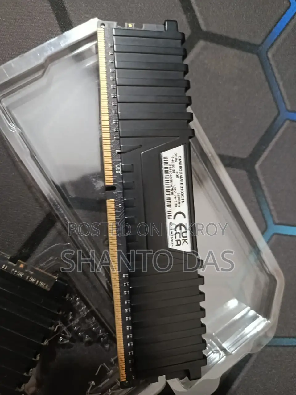 Desktop RAM 16GB (2x8GB) DDR4 2200MHz