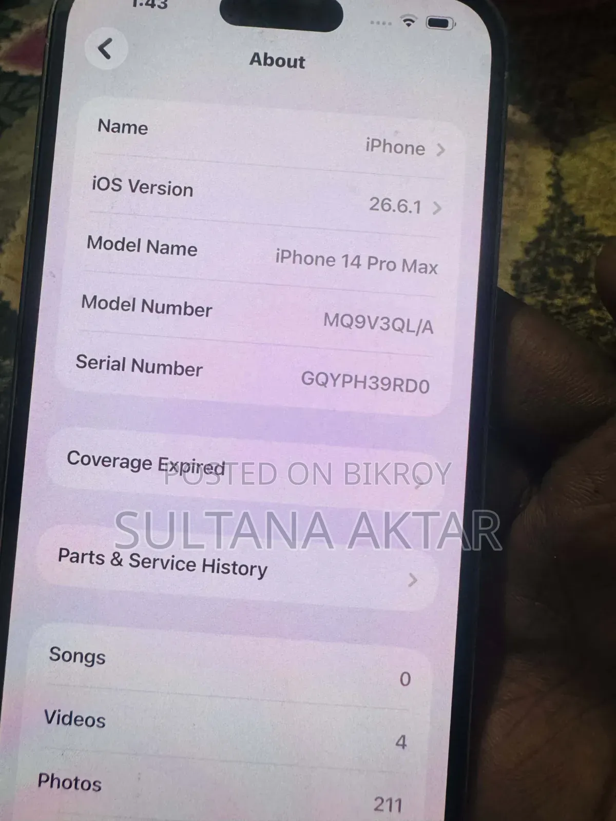 Apple iPhone 14 Pro Max 256 GB White