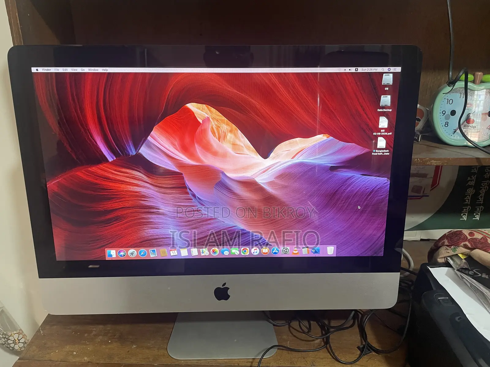 Desktop Computer Apple iMac 20GB Intel Core i5 SSD 256GB
