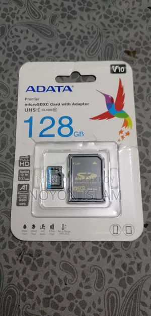 এডাটা ১২৮জিবি মাইক্রো এসডি ক্লাস-১০