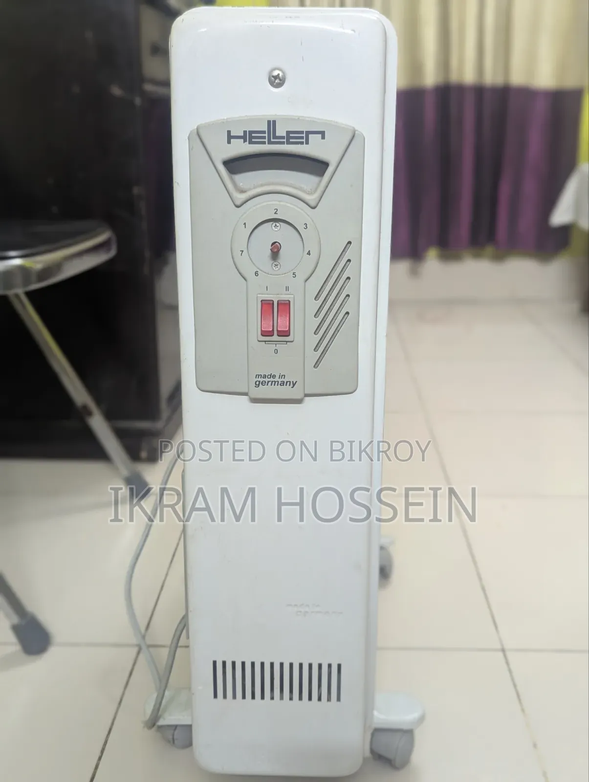 Heller MAS2513 2500W 13-Fin Oil Heater