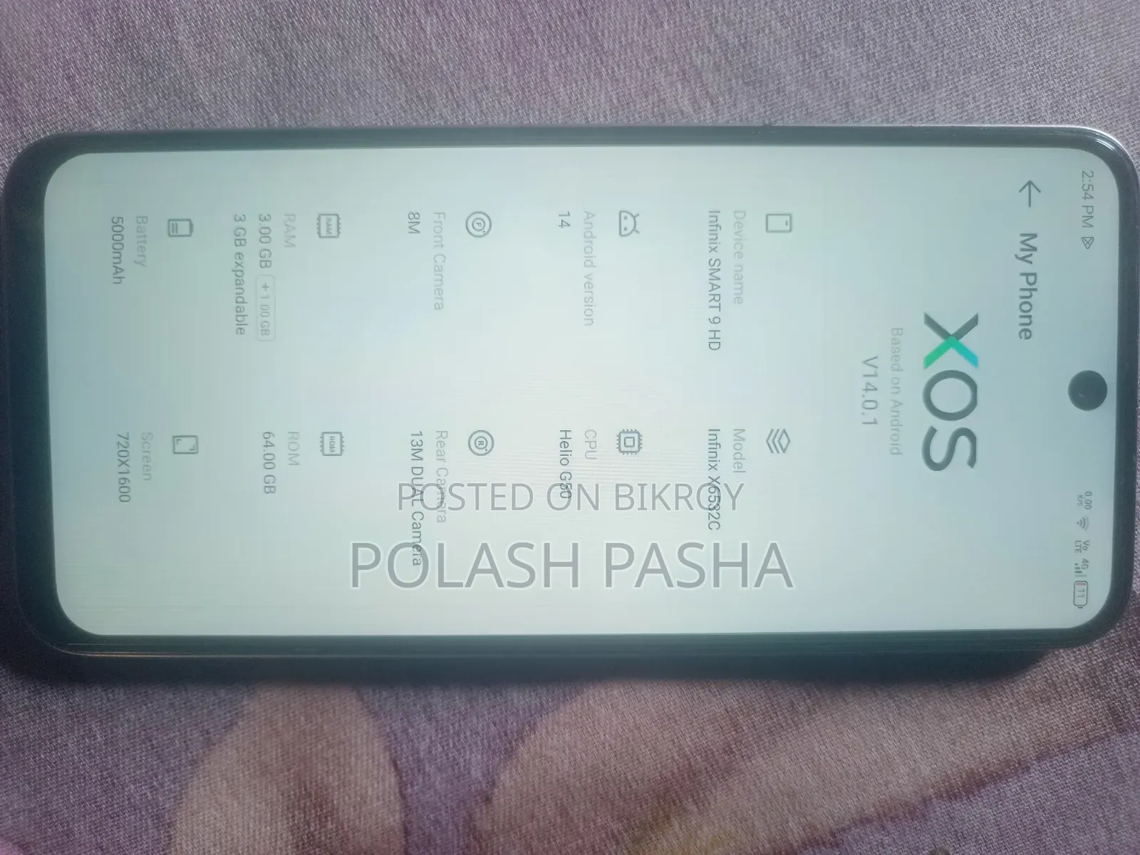 New Infinix Smart 9 64 GB Gray