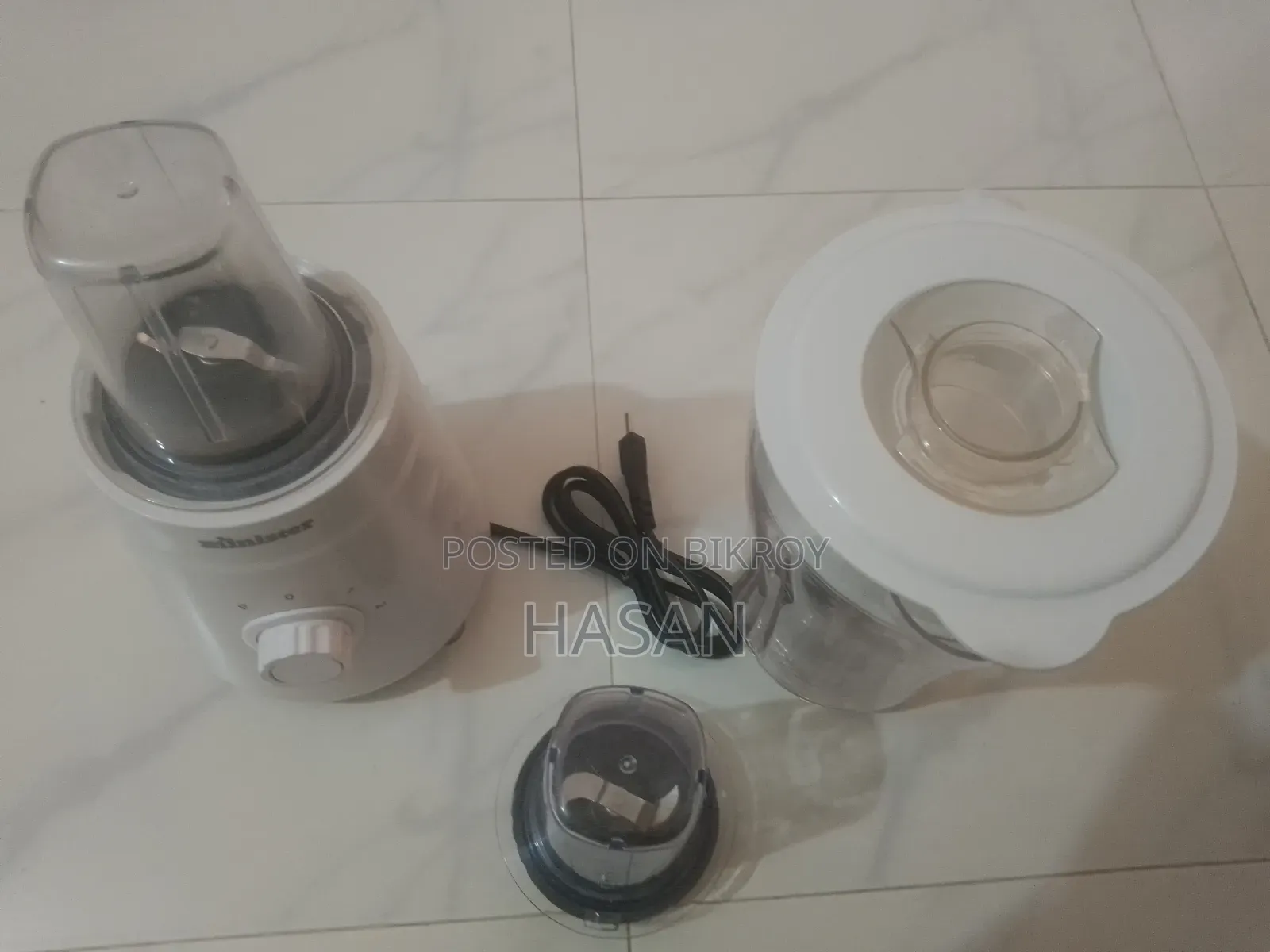 মিনিস্টার ৩-ইন-১ ব্লেন্ডার (৫০০ডব্লিউ শক্তিশালী মোটর) - মাত্র কয়েকদিন ব্যবহৃত