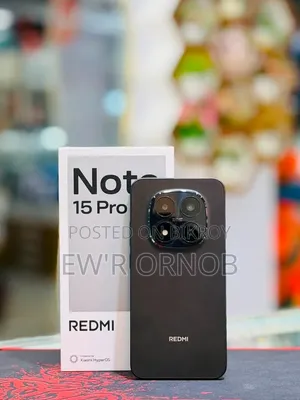 New Xiaomi Redmi Note 15 Pro 256 GB Black