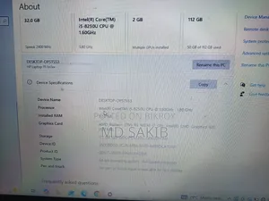 Laptop HP 15S 32GB Intel Core i5 SSD 128GB