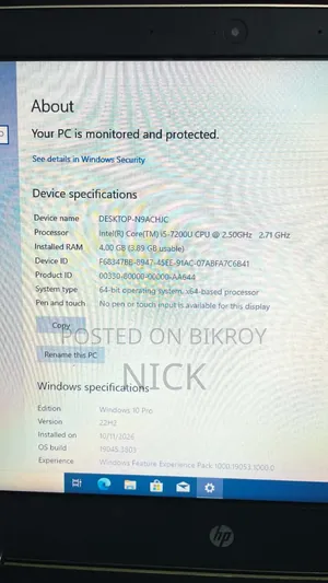 Laptop HP Pavilion 14 4GB Intel Core i5 SSD 128GB