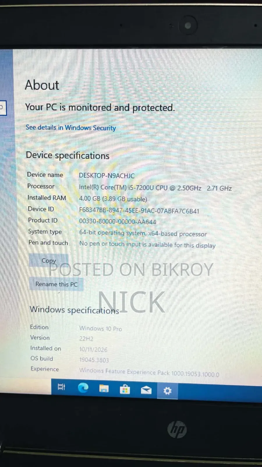 Laptop HP Pavilion 14 4GB Intel Core i5 SSD 128GB