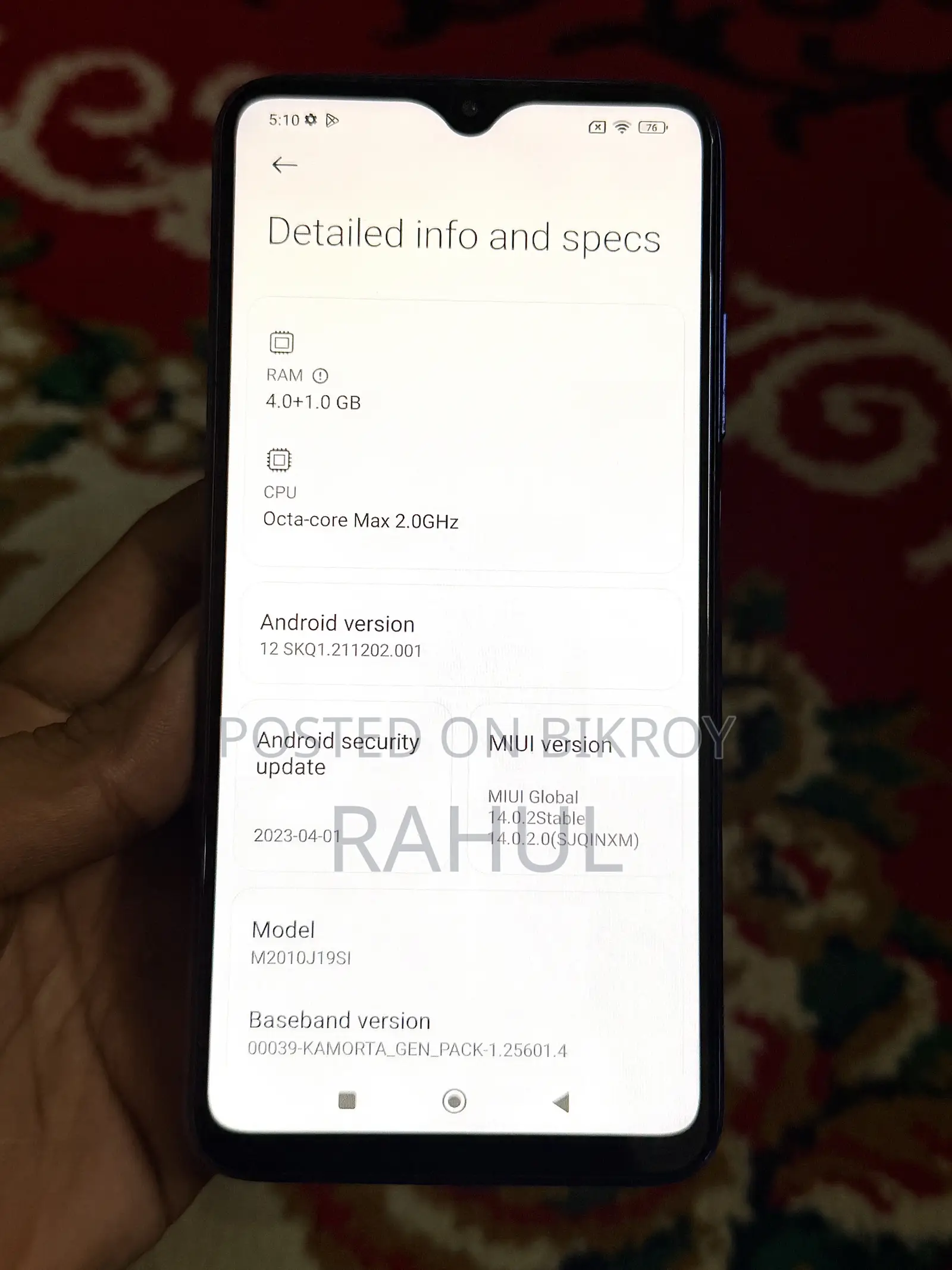 Xiaomi Redmi 9 Power 128 GB Blue