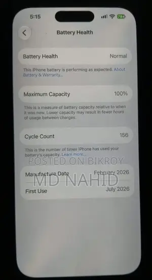 Apple iPhone 15 256 GB White