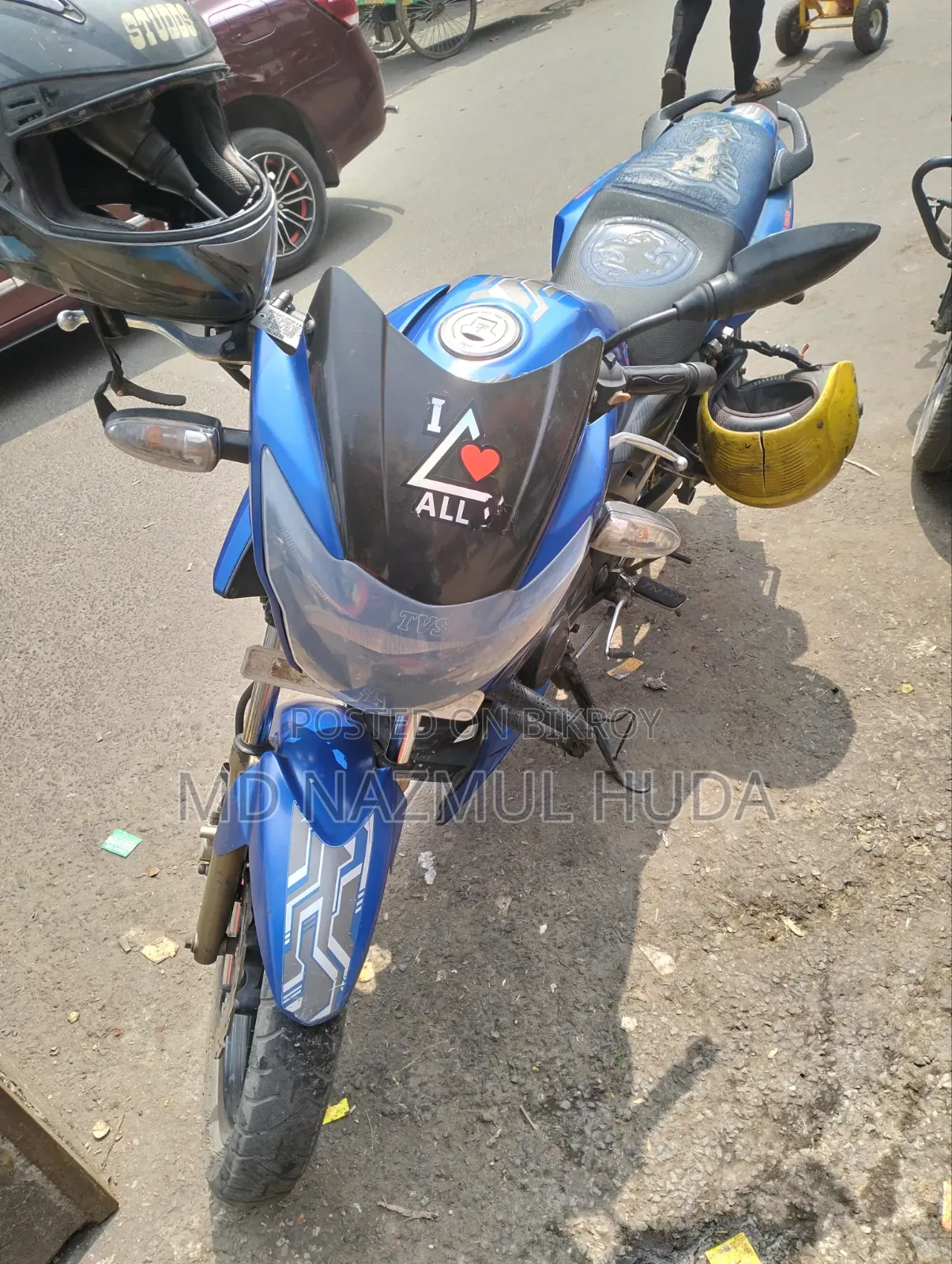 টিভিএস আপাচি আরটিআর ১৬০ টুভি ২০১৭ ব্লু