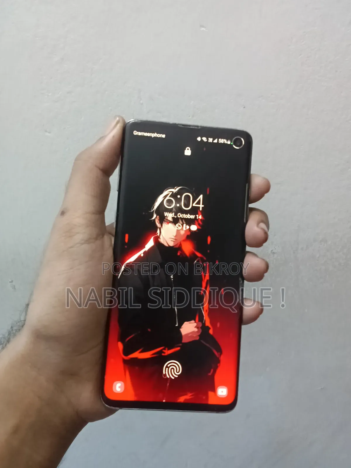 স্যামসাং গ্যালাক্সি এস১০ ১২৮ জিবি গ্রাফাইট