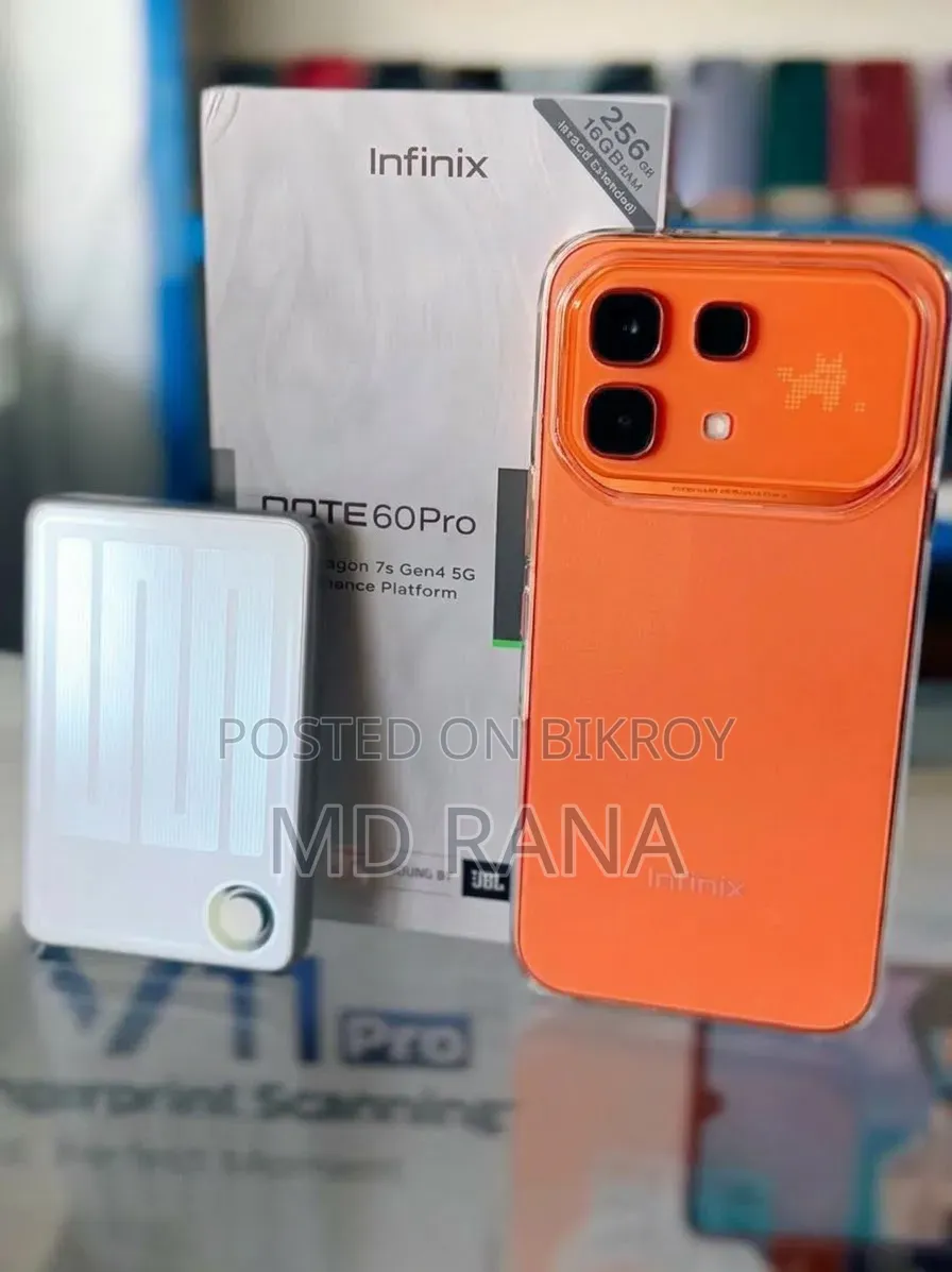নিউ ইনফিনিক্স নোট ৬০ প্রো ২৫৬ জিবি অরেঞ্জ