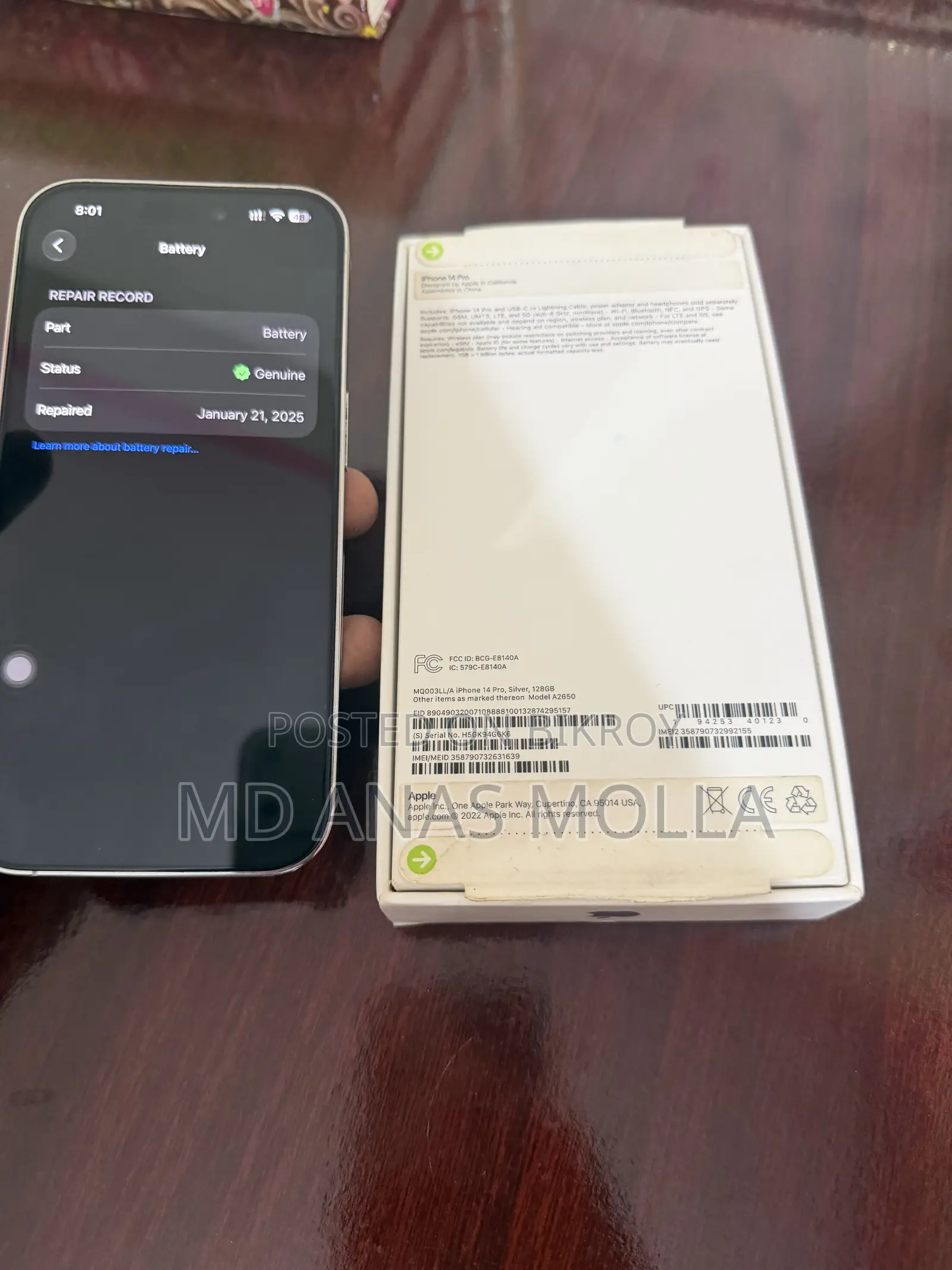 Apple iPhone 14 Pro 128 GB Silver