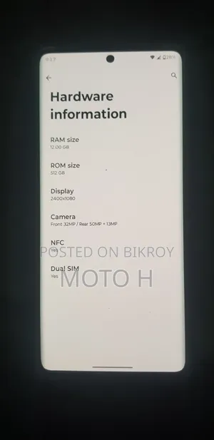 Motorola Edge 50 Fusion 512 GB White