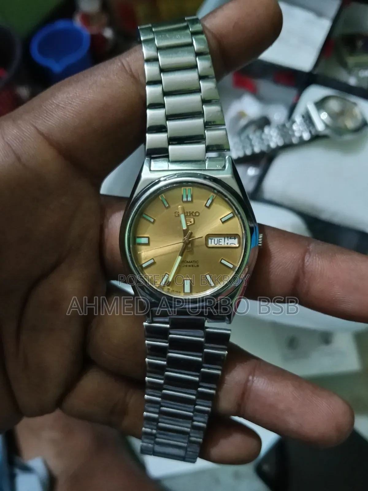 ভিন্টেজ অটোমেটিক সেকো ৫ ঘড়ি