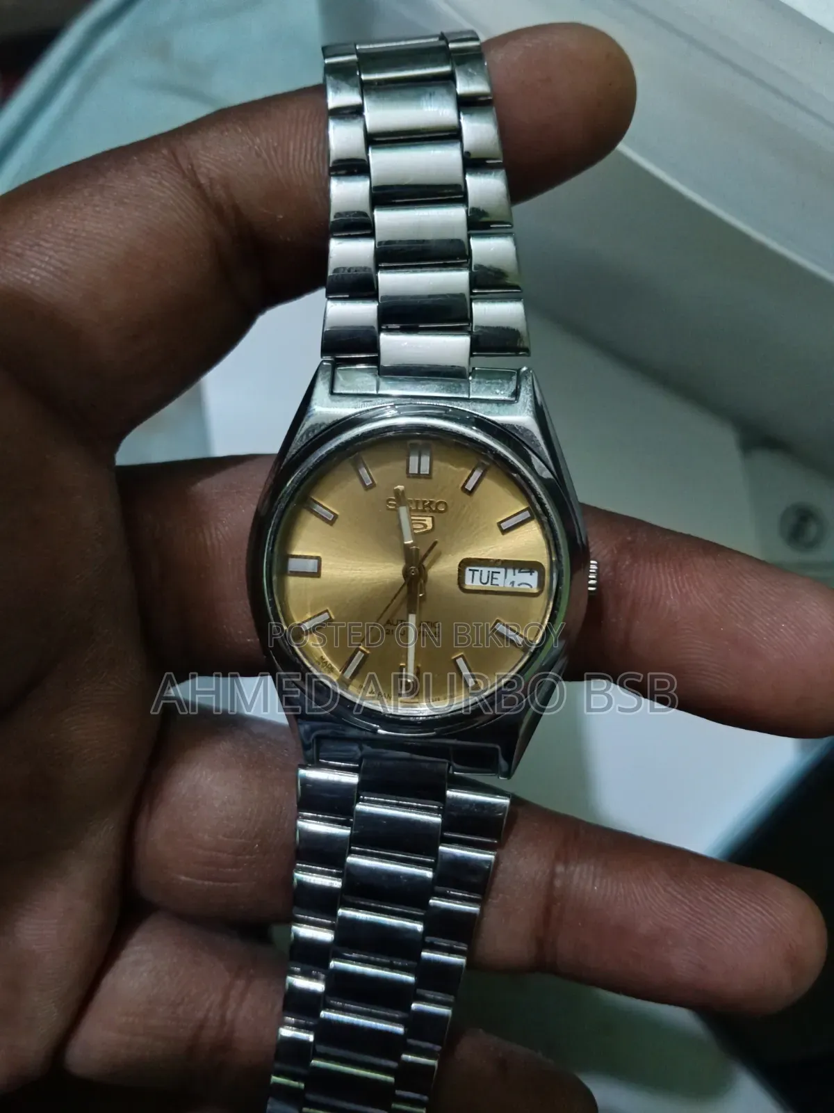 ভিন্টেজ অটোমেটিক সেকো ৫ ঘড়ি