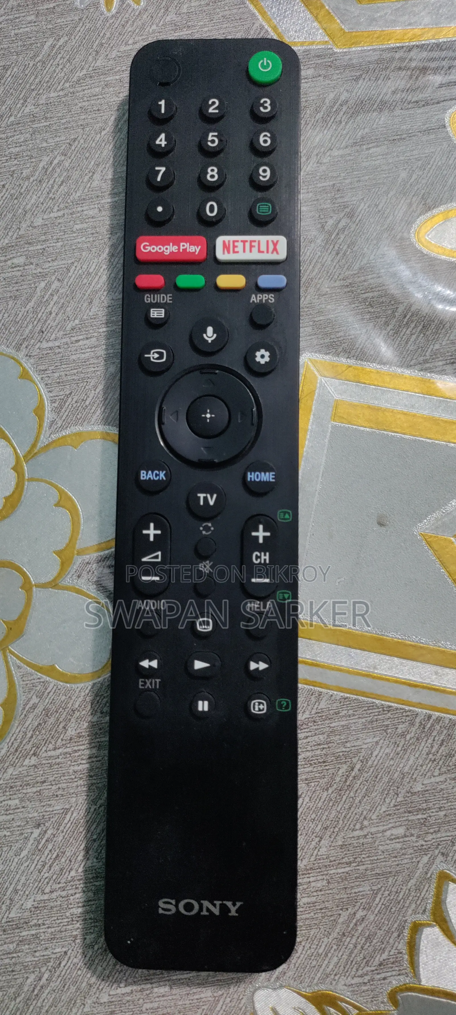 Sony TV Remote (Voice Remote Control)