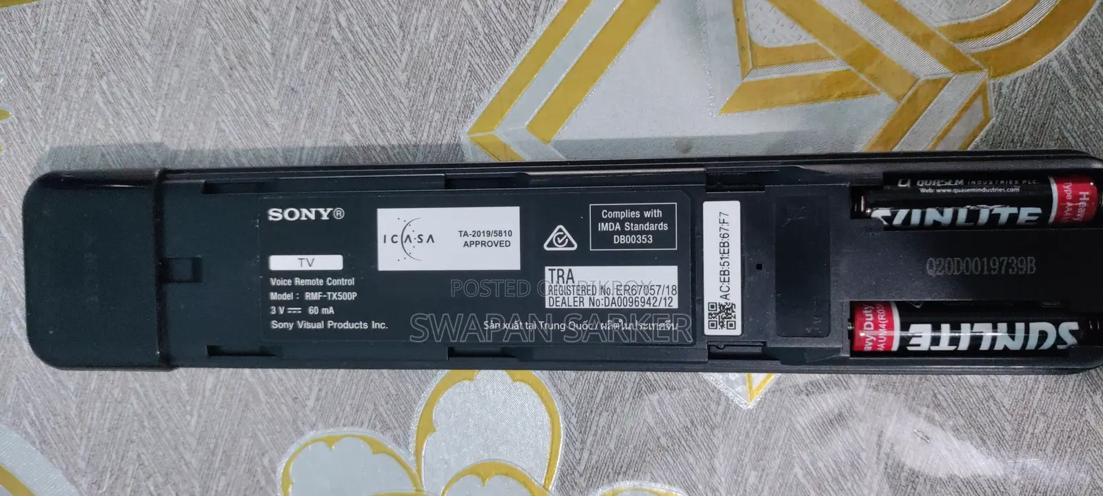 Sony TV Remote (Voice Remote Control)