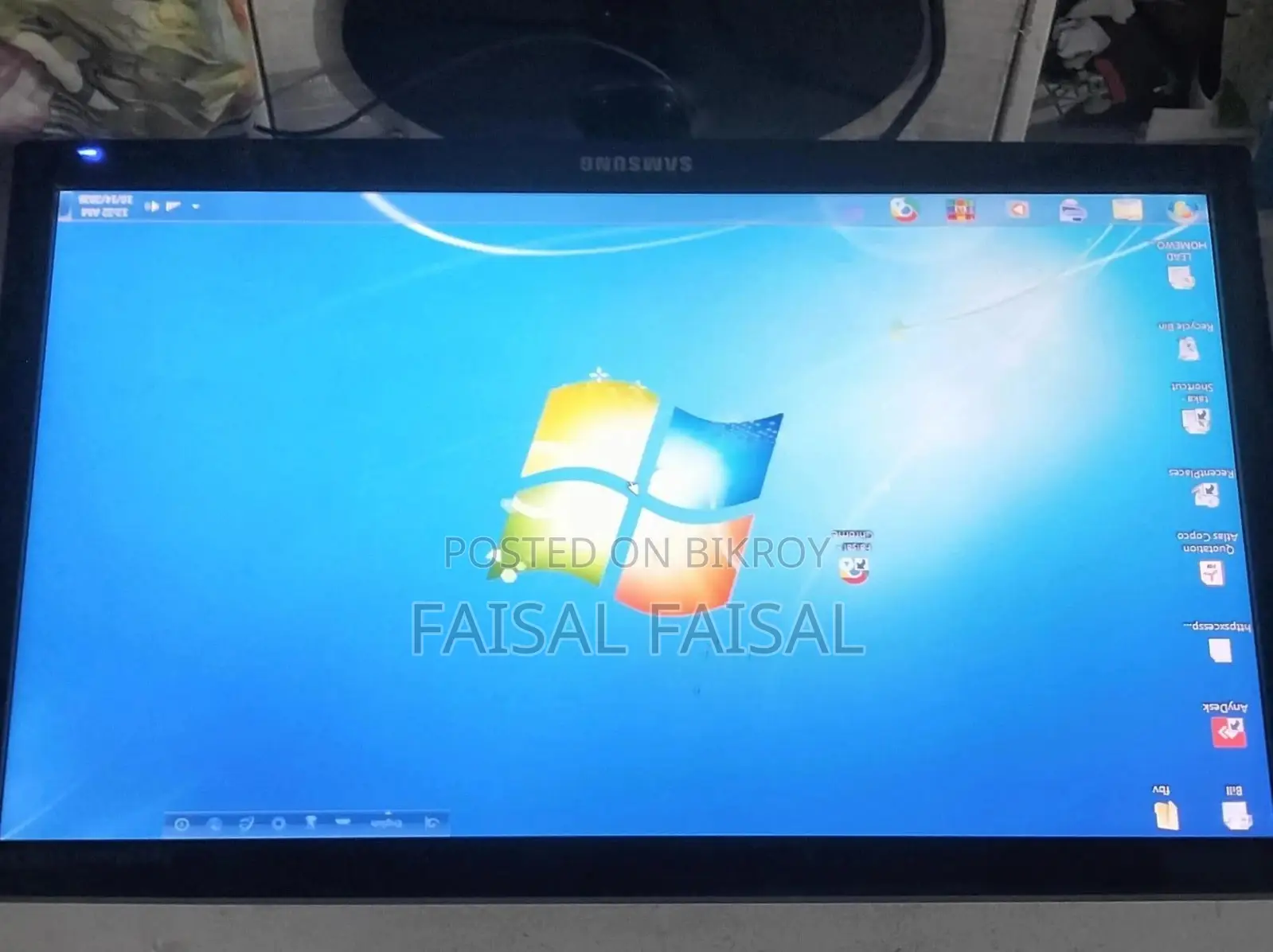Samsung 18.5 LED Monitor With Adapter