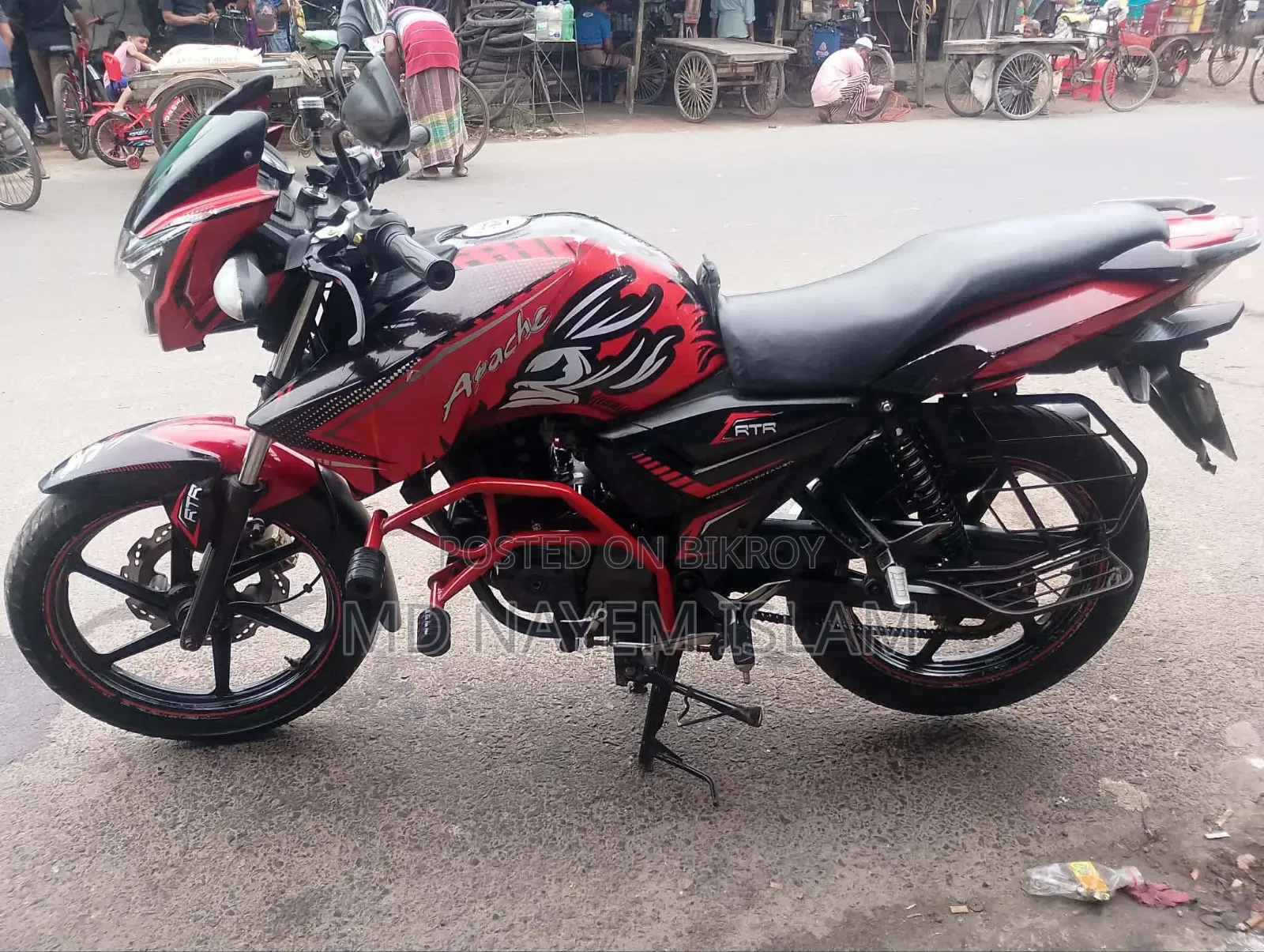 TVS Apache RTR 160 2V 2016 Red
