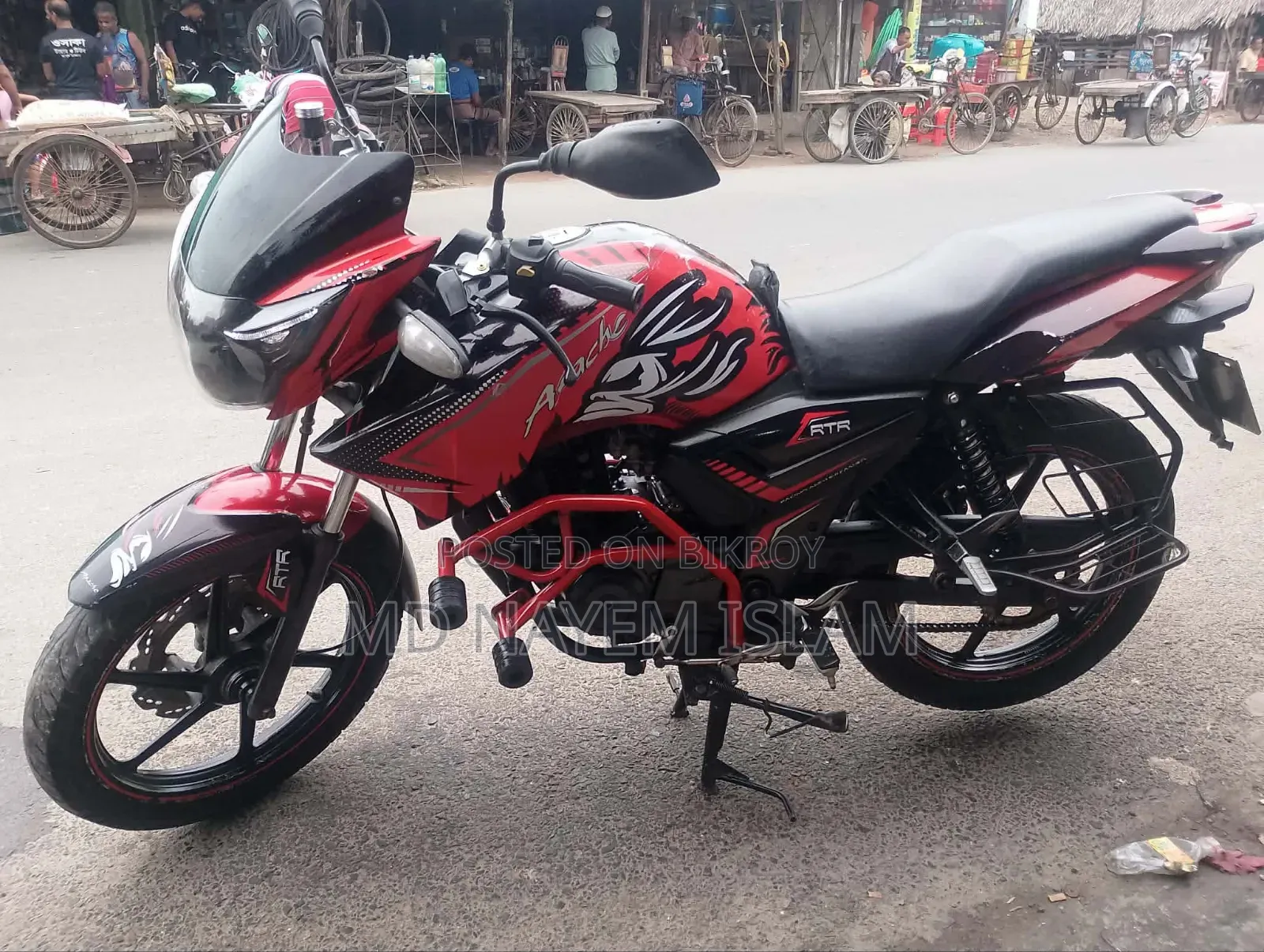 TVS Apache RTR 160 2V 2016 Red